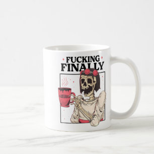 Halloween Ing Schließlich Bridesmaid Skeleton Bach Kaffeetasse