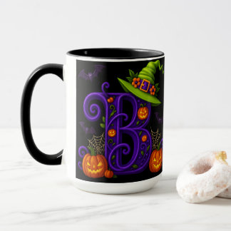 Halloween initial "B" Mug