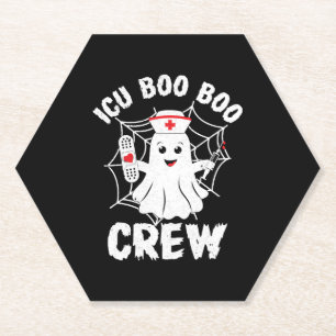 Halloween Intensivstation Kostüm Frauen Männer Boo Untersetzer