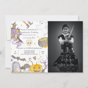 Halloween Invitation Anniversaire Avec Photo