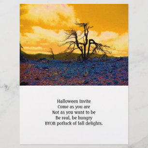 Halloween Invite Existential Tree Crisis Briefbogen