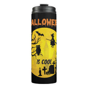 Halloween ist cool Halloween lustiges Geschenk Thermosbecher