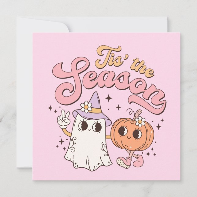 Halloween ist die Saison Einladung (Vorderseite)