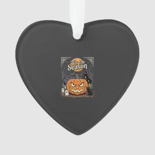 Halloween ist die Saison Kürbis Katzen Design_1 Ornament
