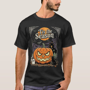 Halloween ist die Saison Kürbis Katzen Design_1 T-Shirt