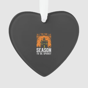 Halloween ist die Saison um gruselig zu sein Desig Ornament