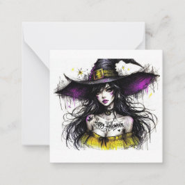 Halloween ist ein zauberhaftes Halloween-Ereignis Mitteilungskarte