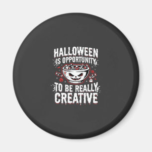 Halloween ist eine Gelegenheit für kreatives Ziten Magnet