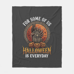 Halloween Ist Jeden Tag Monster Hand Grabstein Kür Fleecedecke