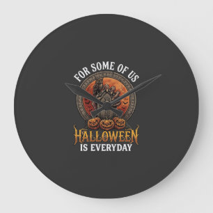 Halloween Ist Jeden Tag Monster Hand Grabstein Kür Große Wanduhr