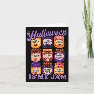 Halloween ist mein Jam Pumpkin Beängstigend Herbst Karte