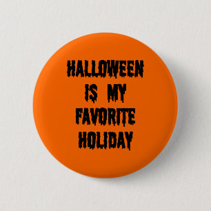 Halloween ist mein Lieblings-Button Button
