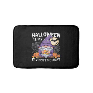 Halloween ist mein Lieblings-Urlaub Kürbis Candy C Badematte