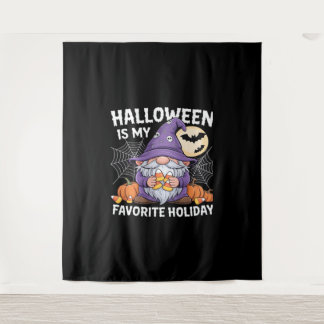 Halloween ist mein Lieblings-Urlaub Kürbis Candy C Wandteppich
