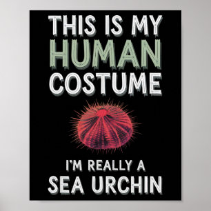 Halloween ist mein menschliches Kostüm, ich bin wi Poster
