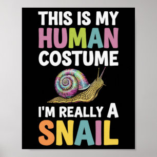 Halloween ist mein menschliches Kostüm, ich bin wi Poster