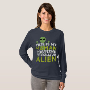 Halloween ist mein menschliches Kostüm wirklich ei T-Shirt