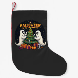 Halloween ist mein Weihnachtsgeister Weihnachten Kleiner Weihnachtsstrumpf