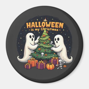 Halloween ist mein Weihnachtsgeister Weihnachten Magnet