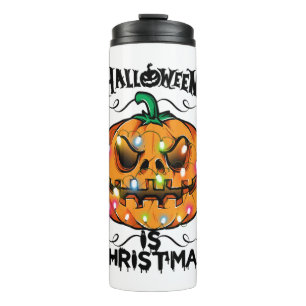 Halloween ist Weihnachten Thermosbecher