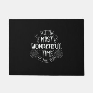 Halloween It Is The Most Wonderful Time Birthday Fußmatte