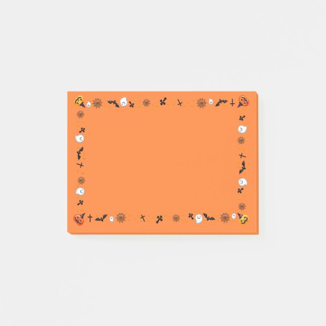 Halloween-it-Notes Post-it Klebezettel (Vorderseite)