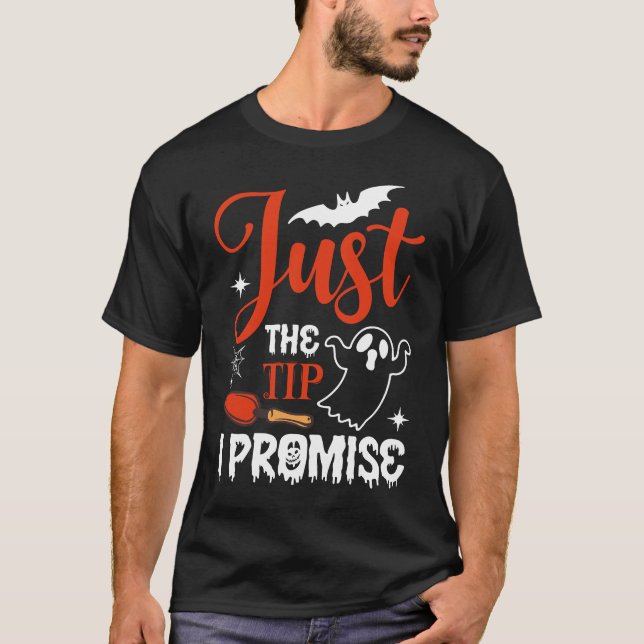 "Halloween Jac", nur der Tipp I Versprechen Hallow T-Shirt (Vorderseite)