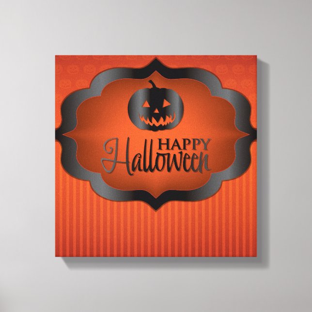 Halloween-Jack Leinwanddruck (Vorderseite)