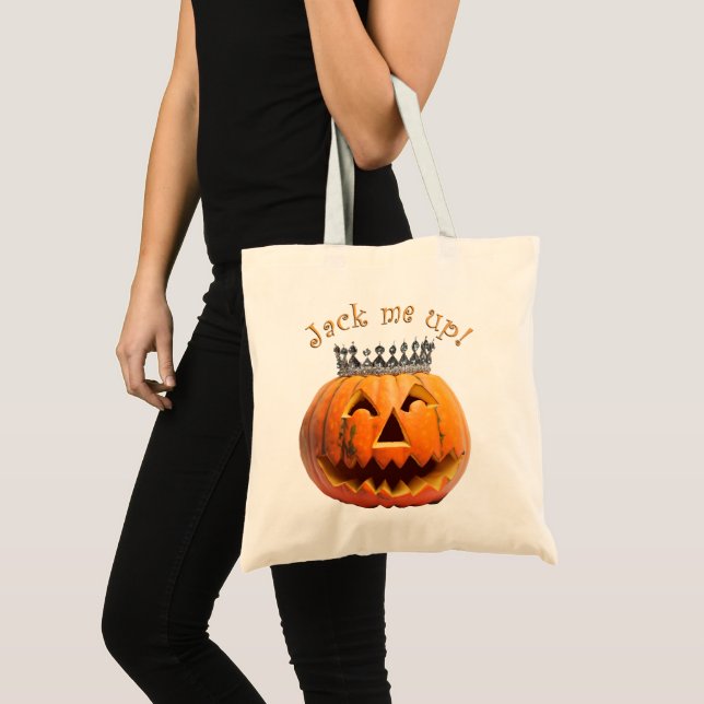 Halloween "Jack Me Up" Tragetasche (Vorderseite (Produkt))