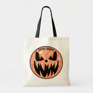 Halloween Jack o' Lantern Black Orange Tragetasche
