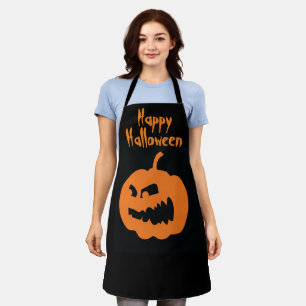 Halloween-Jack-O-Lantern-Design Schürze