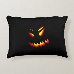 Halloween Jack-O-Lantern-Face-Kissen 2-seitig Prin Dekokissen