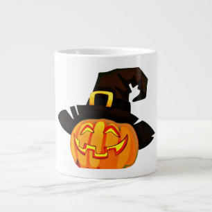 Halloween-Jack-O-Lantern-Hexe-Tasse Jumbo-Tasse