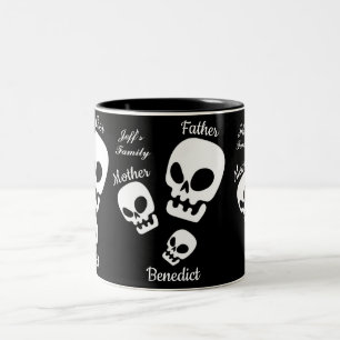 Halloween Jack-o-lantern Kürbisfamilie Name Zweifarbige Tasse