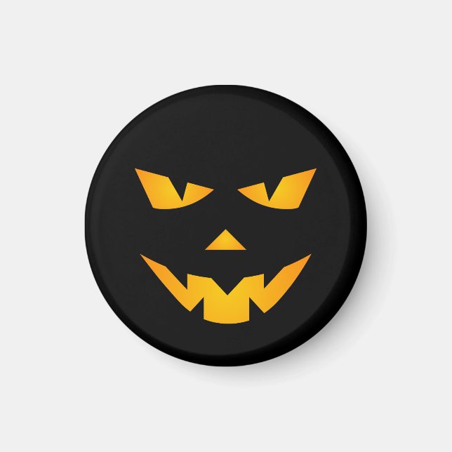 Halloween-Jack-o-Lantern-Magnet Magnet (Vorne)