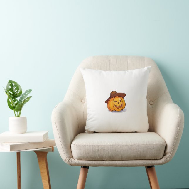 Halloween-Jack-O-Lantern-Pillow Kissen (Stuhl )