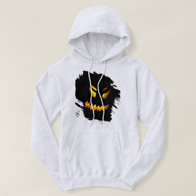 Halloween Jack-O-Lantern Sweat - shirt à capuche / (Design devant)