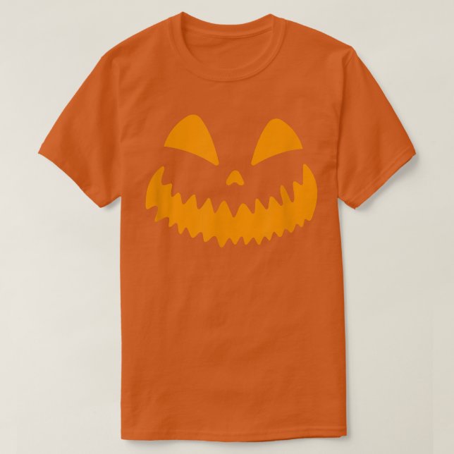 Halloween Jack-o'-Lantern T-Shirt (Design devant)