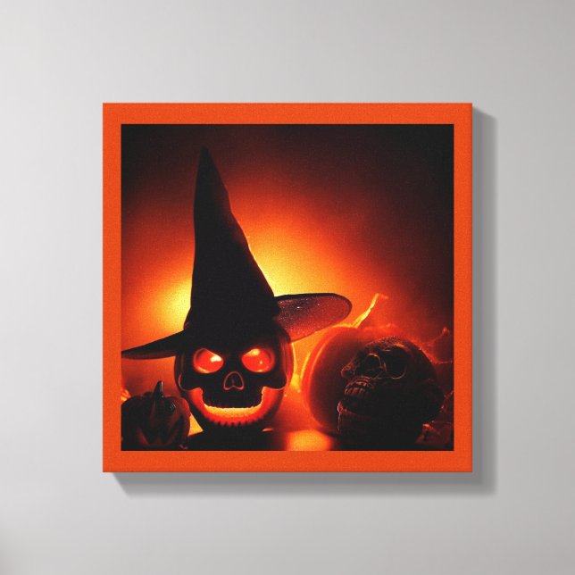 Halloween - Jack-O-Lanterns 5 Leinwanddruck (Vorderseite)