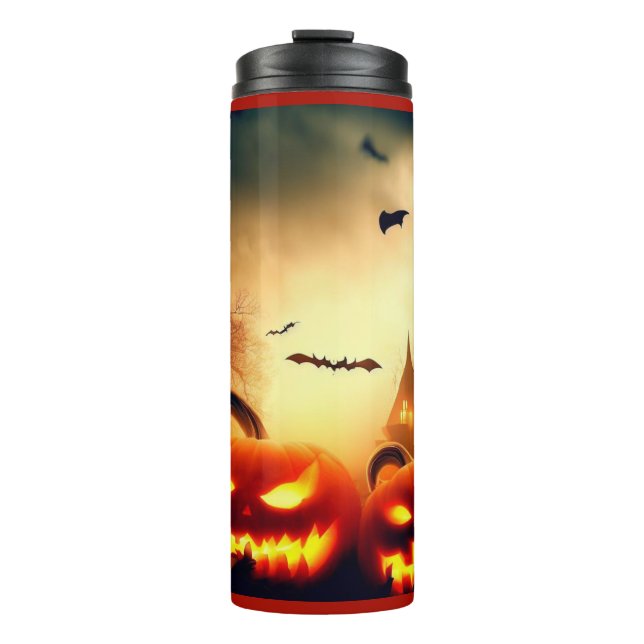 Halloween - Jack-O-Lanterns 8 Thermosbecher (Vorderseite)