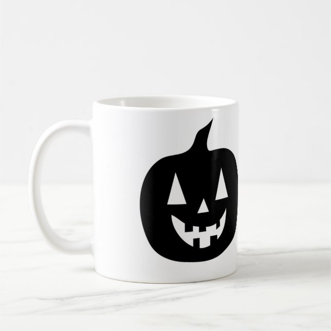 Halloween JACK O'LANTERN BOO! Kaffeetasse (Links)