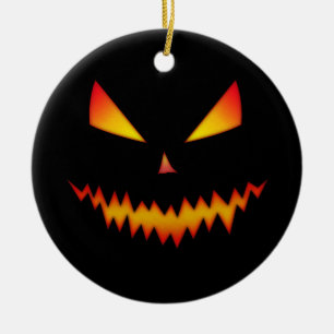 Halloween Jack O'Lantern Gesicht cooles beängstige Keramik Ornament