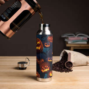 Halloween Jack o'Lantern Pattern Trinkflasche