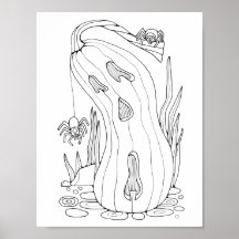 Halloween Jack O'Lantern Spiders Farbgestaltung