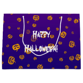 Halloween Jack Pumpkins Große Geschenktüte