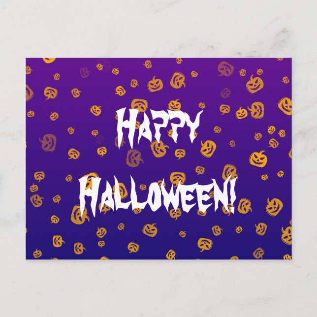 Halloween Jack Pumpkins Postkarte (Vorderseite)