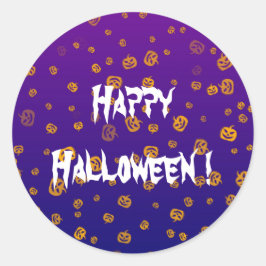 Halloween Jack Pumpkins Runder Aufkleber