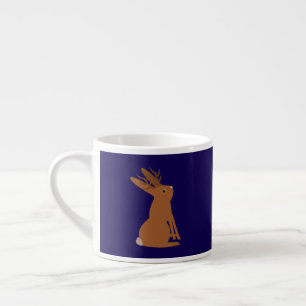 Halloween Jackalope Süßigkeiten oder Saures Espressotasse
