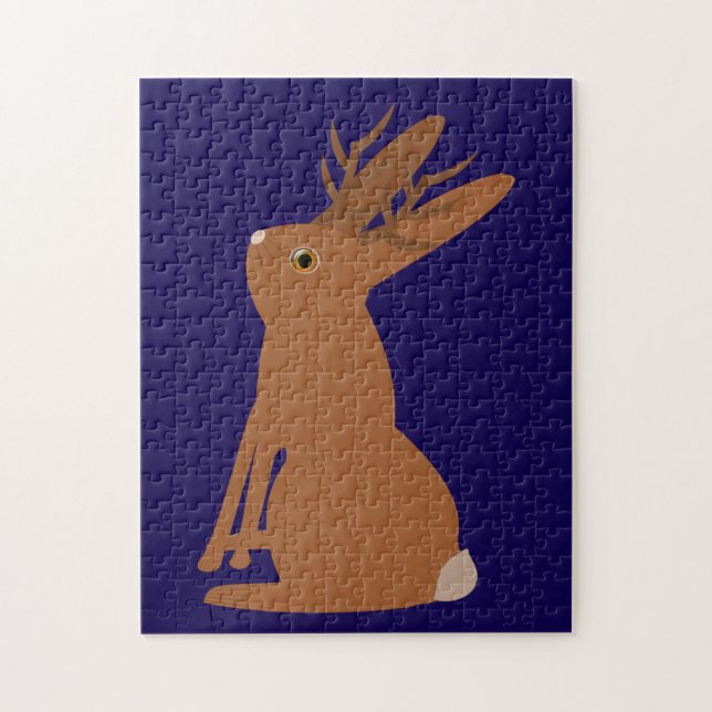 Halloween Jackalope Trick oder Treat (Vertikal)