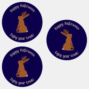 Halloween Jackalope Trick oder Treat Custom Etiketten